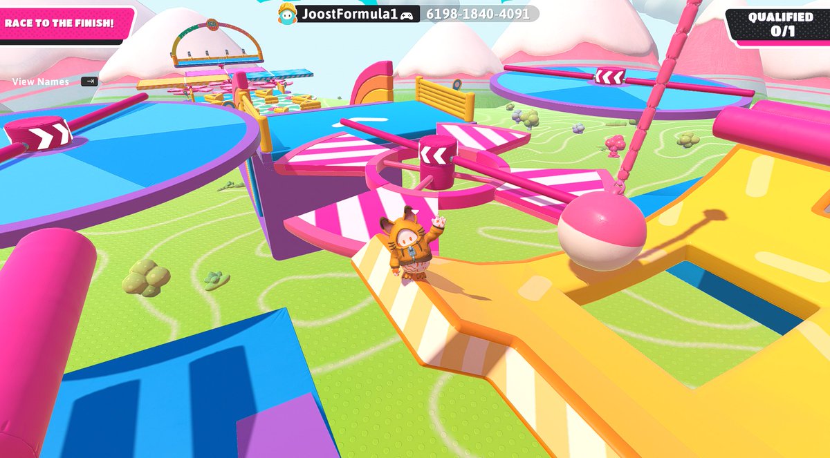 FGCreativeMaps's tweet photo. (F)all or nothing! 😳
Walking on Eggshells

🗺️ 6198-1840-4091
😶 Max. 40 Players
🏃 Race

👷‍♂️ Created by JoostFormula1! (@joostf1)

#FallGuysCreative #FallGuys https://t.co/X2q5diiMFp