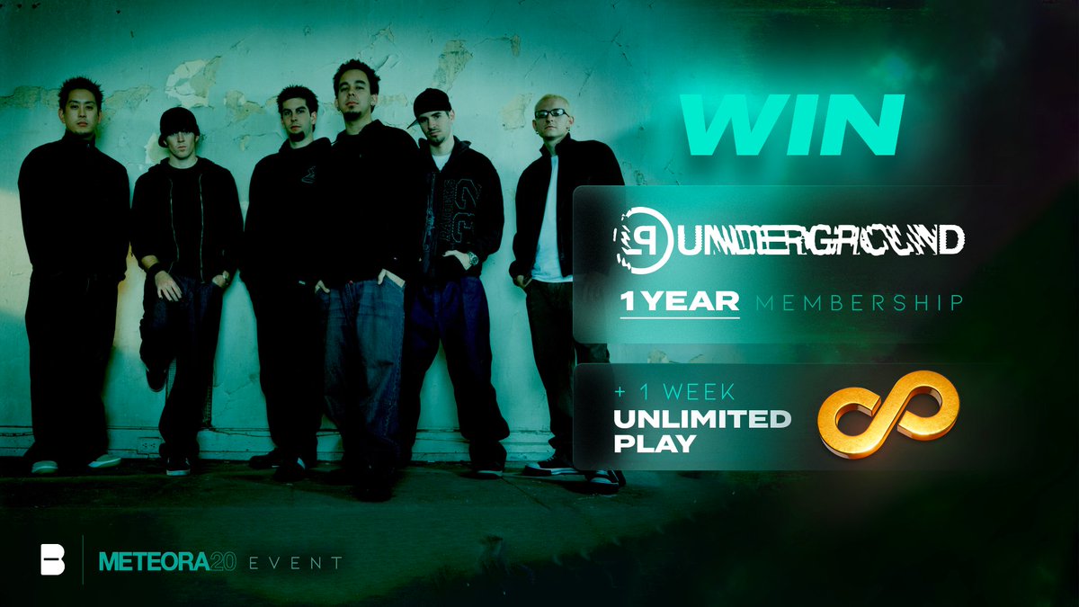 [CONTEST 🔥🔥🔥] We've teamed up with @linkinpark to give x3 winners a 1 YEAR membership to LINKIN PARK UNDERGROUND, the official LINKIN PARK community!  

You'll also get 1 WEEK Unlimited Play in Beatstar!  

How to win: 
1) Play the #Meteora20 event 
2) Reply with your player…