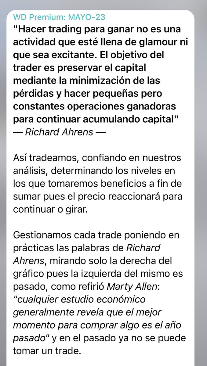 winnerdax's tweet photo. ð¬ Siguiendo las palabras de Richard Ahrens #WinnerDax: hacer que cada trade sume.
Semana de calma en el mercado, muy lateralizado, aprovechamos con 33 trades, uno de ellos stop.
Nuestro objetivo: âmejorar cada dÃaâ https://t.co/QHOKyvJonh