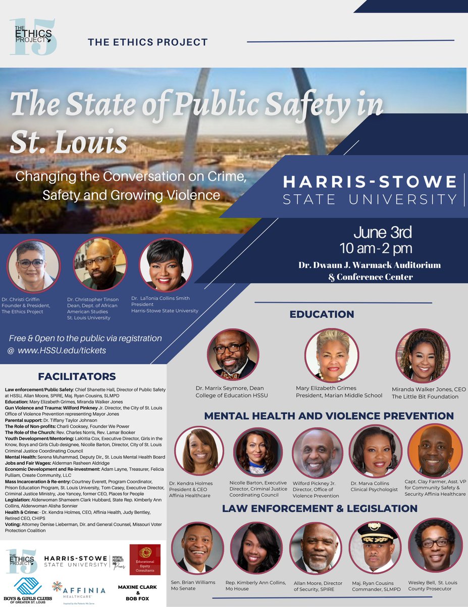 EthicsProject's tweet photo. @juliehlawson Julie, add your voice to TEP's upcoming State of Public Safety in St. Louis. Registration is open. Open to St. Louis region residents, young adults, and elders. This is a community conversation; a time to take back our city and create a thriving region. https://t.co/wx4MOsGahP https://t.co/iXkXnvPGw3