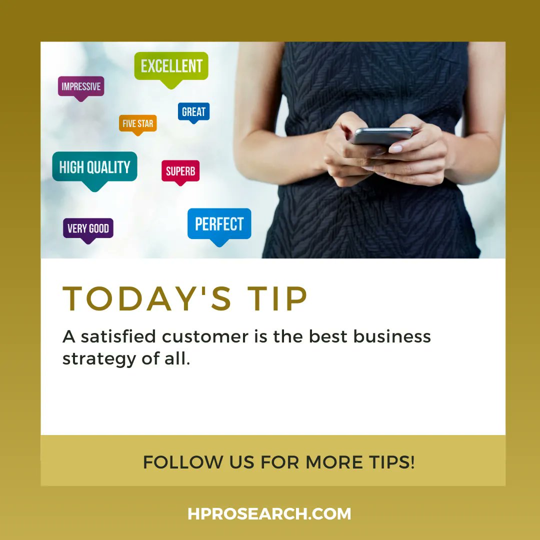 HProSearch's tweet image. When it comes to business success, there's no better strategy than creating happy customers.

➡️Follow us for more hospitality tips!

➡️Visit hprosearch.com to see all hospitality job opportunities!

#hprosearch #restaurant #hospitality #business #businesstip #finance