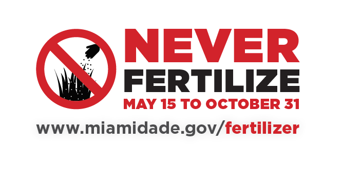MiamiDadeRER's tweet photo. #RainySeason is about to start in #OurCounty. The use of #fertilizers containing phosphorous or nitrogen is prohibited from May 15 through Oct. 31. Find out why you should #StartTodayToSaveTheBay here: https://t.co/ZcAUcAJgwQ #FertilizerAwarenessWeek https://t.co/WuDQCrnGbb