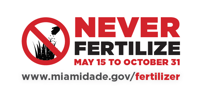 #RainySeason is about to start in #OurCounty. The use of #fertilizers containing phosphorous or nitrogen is prohibited from May 15 through Oct. 31. Find out why you should #StartTodayToSaveTheBay here: miamidade.gov/fertilizer #FertilizerAwarenessWeek