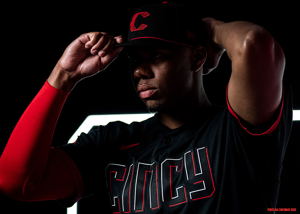 Chris Creamer  SportsLogos.Net on X: ICYMI, the Cincinnati #Reds unveiled  two new uniforms this afternoon giving us our first official look at the  #Nike swoosh on the front of a #MLB