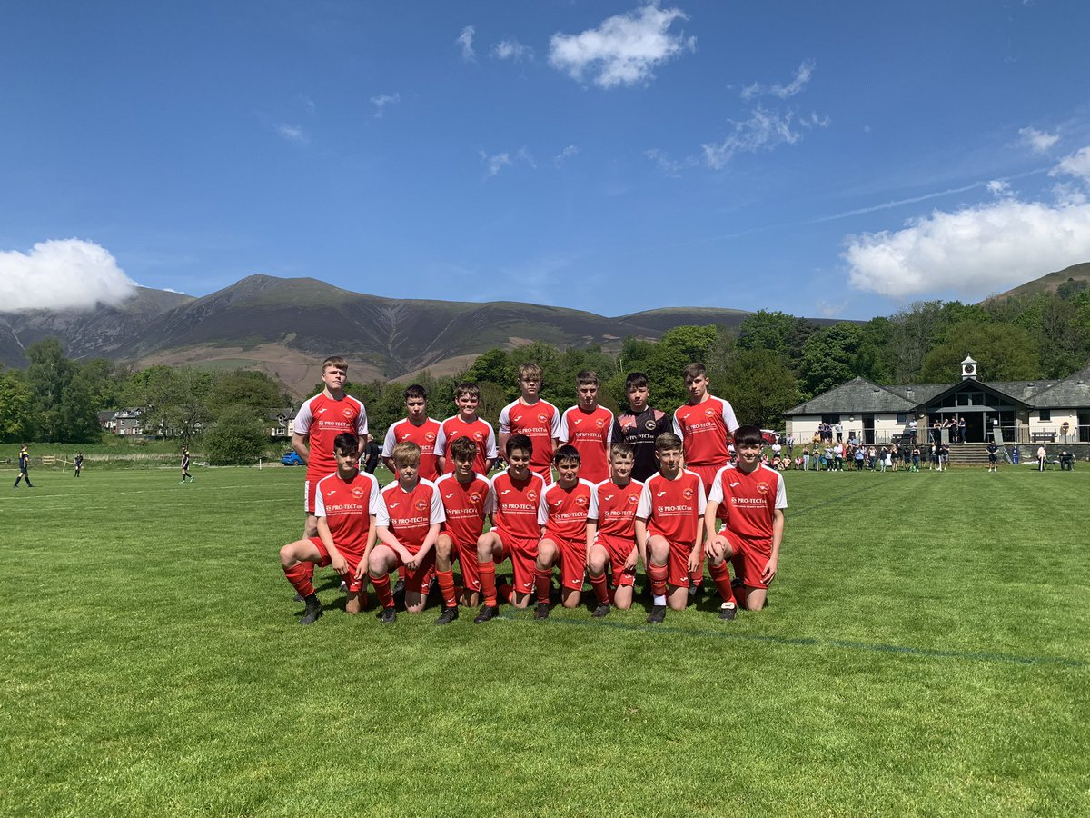 CumberlandFA's tweet photo. 🏆 | The U14 Mixed County Cup Final is underway at Keswick FC. Good luck to both teams and the team of match officials!  Northbank Juniors U14 🆚 Whitehaven AFC Juniors U14 Blue  #CFAU14CountyCupFinal23 https://t.co/fBLrT7BP0d