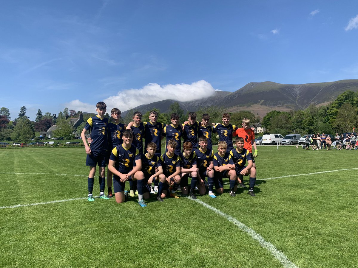 CumberlandFA's tweet photo. 🏆 | The U14 Mixed County Cup Final is underway at Keswick FC. Good luck to both teams and the team of match officials!  Northbank Juniors U14 🆚 Whitehaven AFC Juniors U14 Blue  #CFAU14CountyCupFinal23 https://t.co/fBLrT7BP0d