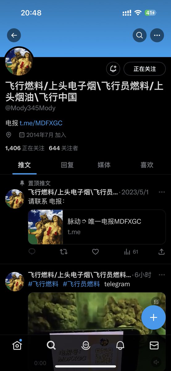 readVIPminds's tweet photo. 教你们如何避免被骗子骗
①当时不要立马付款，可以过两天再接着聊，看之前的聊天记录还在不在！这种方式主要针对电报
②推特里的广告，或者推文，看看是不是都禁止留言了，这条是比较重要的辨别方式
③强调只能银行账号转账的，一般也是假的了
图片里就是俩骗子
#飞行员燃料#电子烟油#上头电子烟 https://t.co/5QQIUG2Vmv