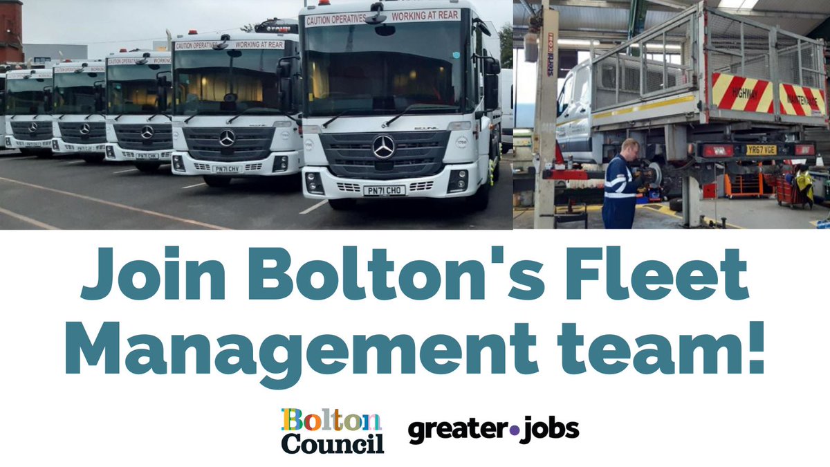 The Fleet Management team at @boltoncouncil is expanding and is seeking to recruit Vehicle Technicians! You should hold a Level 3 NVQ or City & Guilds qualification with a minimum of 2 years previous experience as a motor vehicle technician. Read more: ow.ly/vwmu50Omyej