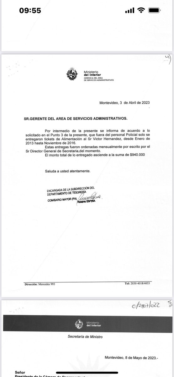 $ 940000 otorgo en forma ilegal el Senador  Charles Carrera a Victor  Hernandez en tickets de alimentación policial sin norma que lo habilite y en forma totalmente discrecional .La denuncia duerme en los tribunales y el FA sigue en silencio . <a href="/Herrerismo/">Herrerismo</a> <a href="/unionycambio/">Unión y Cambio</a> <a href="/PNACIONAL/">Partido Nacional</a>