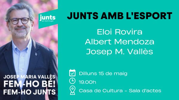 FERRANFELIUS's tweet image. Voleu saber les nostres propostes en matèria esportiva? Us esperem el proper  dilluns dia 15 a les 19 h a la Casa de Cultura. #femhojunts #gentdedebo @EloiRovira @josepmvalles @AlbertMendoza_1 #juntsxsantcugat #juntsxcat