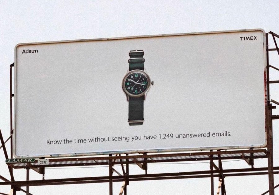 timex print ad