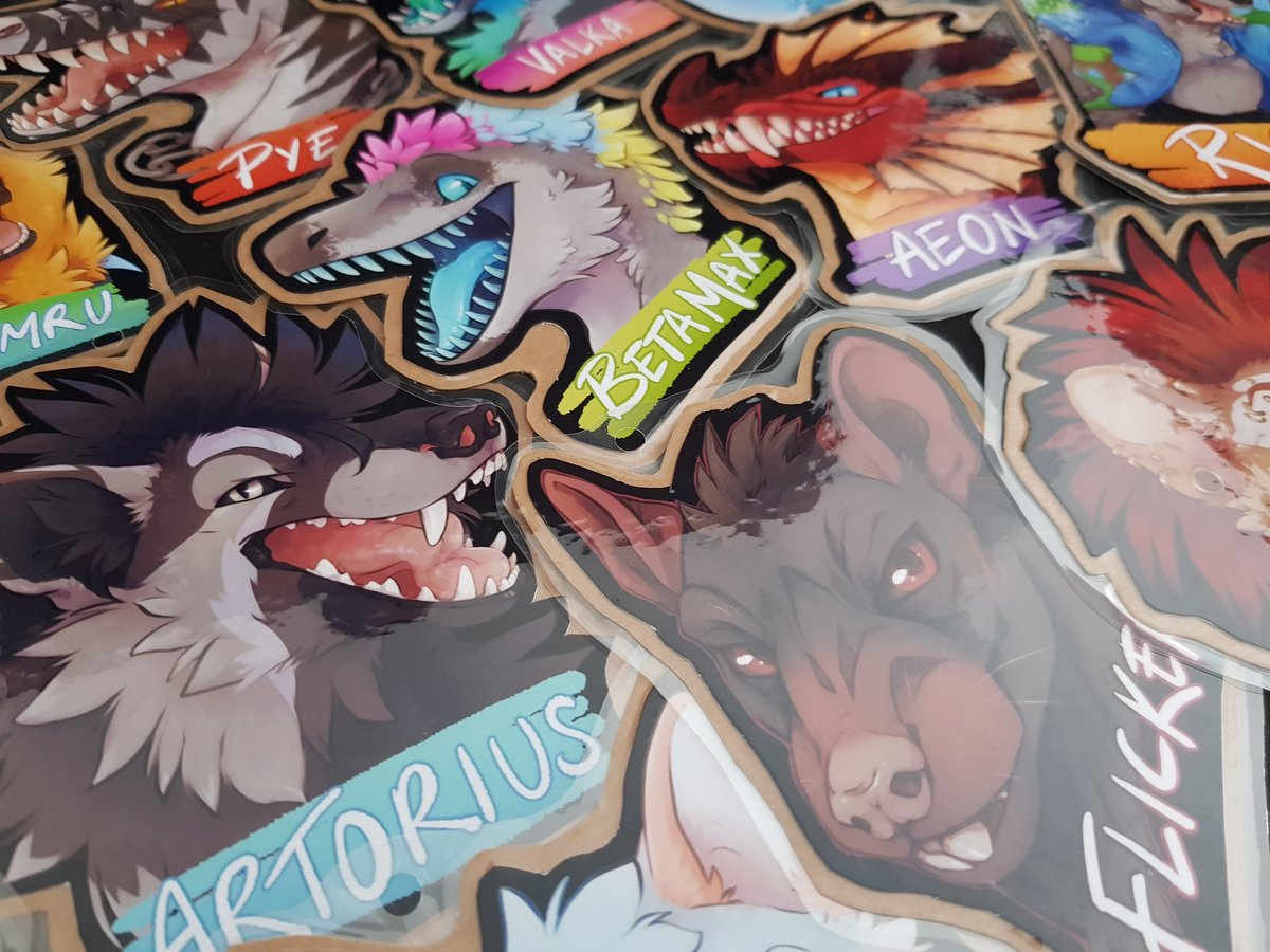 Spent last night cutting and laminating badges ready for #cfz2023 just 4 more to go!