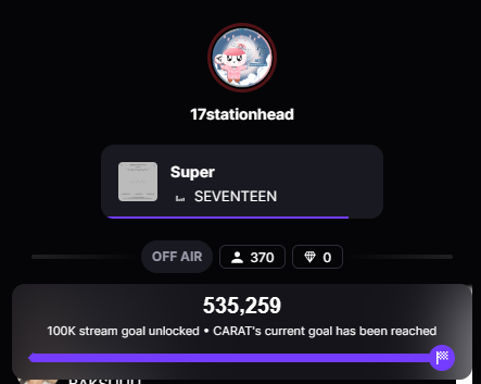 🪄 SEVENTEEN Stationhead ¹⁷ ᴵˢ ᴿᴵᴳᴴᵀ ᴴᴱᴿᴱ (@17stationhead) on Twitter photo 🚨#SUPER might fall off the Spotify chart in the next update!
Park your accounts on <a href="/STATIONHEAD/">STATIONHEAD</a>:
stationhead.com/17stationhead
If you can't find us on your app's feed, search '17stationhead' and tap Join Station/ Join Off-air to join us during OFF-AIR STREAMING hours. 🚨#SUPER might fall off the Spotify chart in the next update!
Park your accounts on <a href="/STATIONHEAD/">STATIONHEAD</a>:
stationhead.com/17stationhead
If you can't find us on your app's feed, search '17stationhead' and tap Join Station/ Join Off-air to join us during OFF-AIR STREAMING hours.
