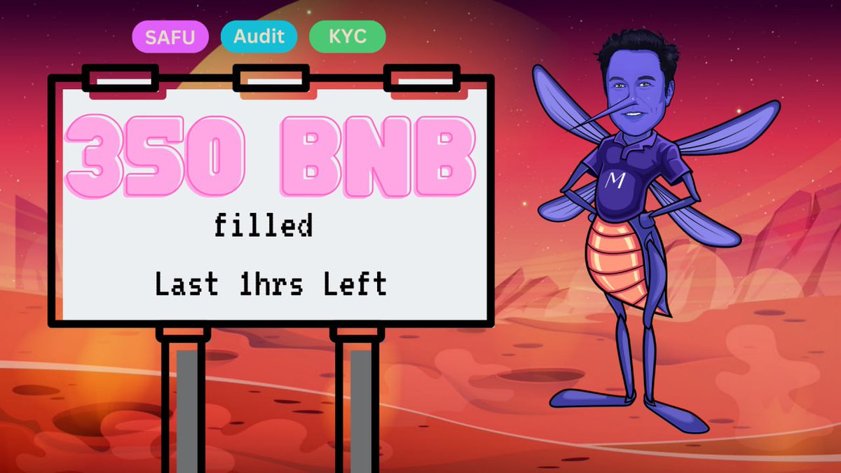 muskitobsc's tweet photo. β°π·LESS THAN TWO HOURS LEFT!!
The BUZZrun is coming and we really managed to gather a trustworthy and helping community.
#1 Trending on PinkSale and 350+ BNB Filled so far!
π·BEST COMMUNITY IN THE SPACE!
#BSC #BUZZRUN #PINKSALE #TRENDING https://t.co/ieJzmygDFF