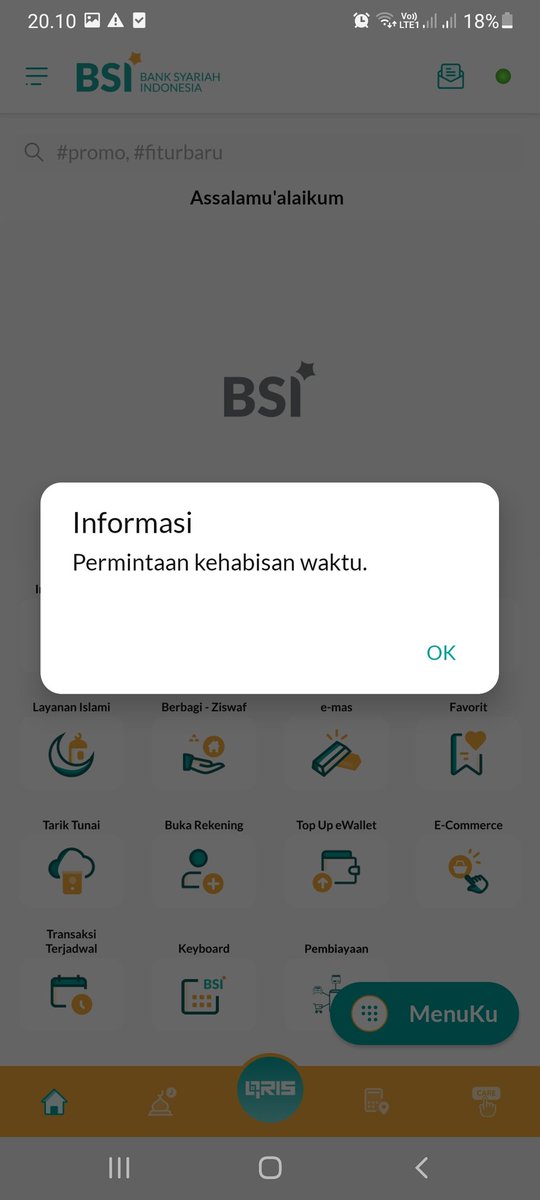 matchalatteicee's tweet photo. Baru berapa menit gw tf buat mindahin uang gw, ehhh skrng mbanking nya dah ga bisa lg dibuka. Benar yaa ini #bsierror #bsimobile https://t.co/TvQGrq3js3