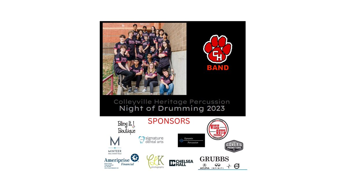 Colleyville Heritage Band Boosters tweet media