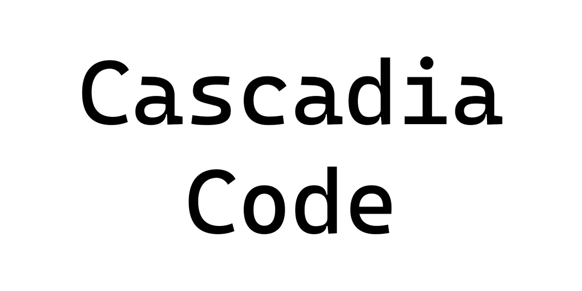 SlickImps's tweet image. Cascadia code is a really nice free coding font for VS Code:
buff.ly/30gnnO1 
#vscode #coding #programming #fonts #freefonts