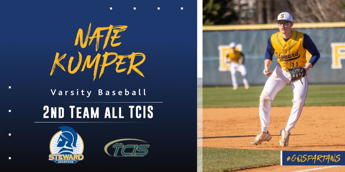 Congratulations to Michael Lewis ‘23 &amp; Nate Kumper ‘23 for being named All-TCIS in Baseball! ⚾️ #GoSpartans #804Varsity <a href="/henricosports/">henricosports (from RVA Sports Network)</a>