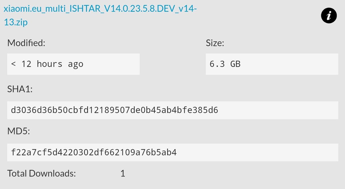 fabrizio_degni's tweet photo. Well, thanks to it is the first https://t.co/zzuVKsdpq4 ROM for the Xiaomi 13 Ultra 👌
It is a weekly you can get it from here: https://t.co/bZxQFjYo0p
The size of the ROMs is getting bigger...
#xiaomi13 #Xiaomi13ultra #xiaomiEU #firmware #rom #dev https://t.co/Q7YaphcMlt