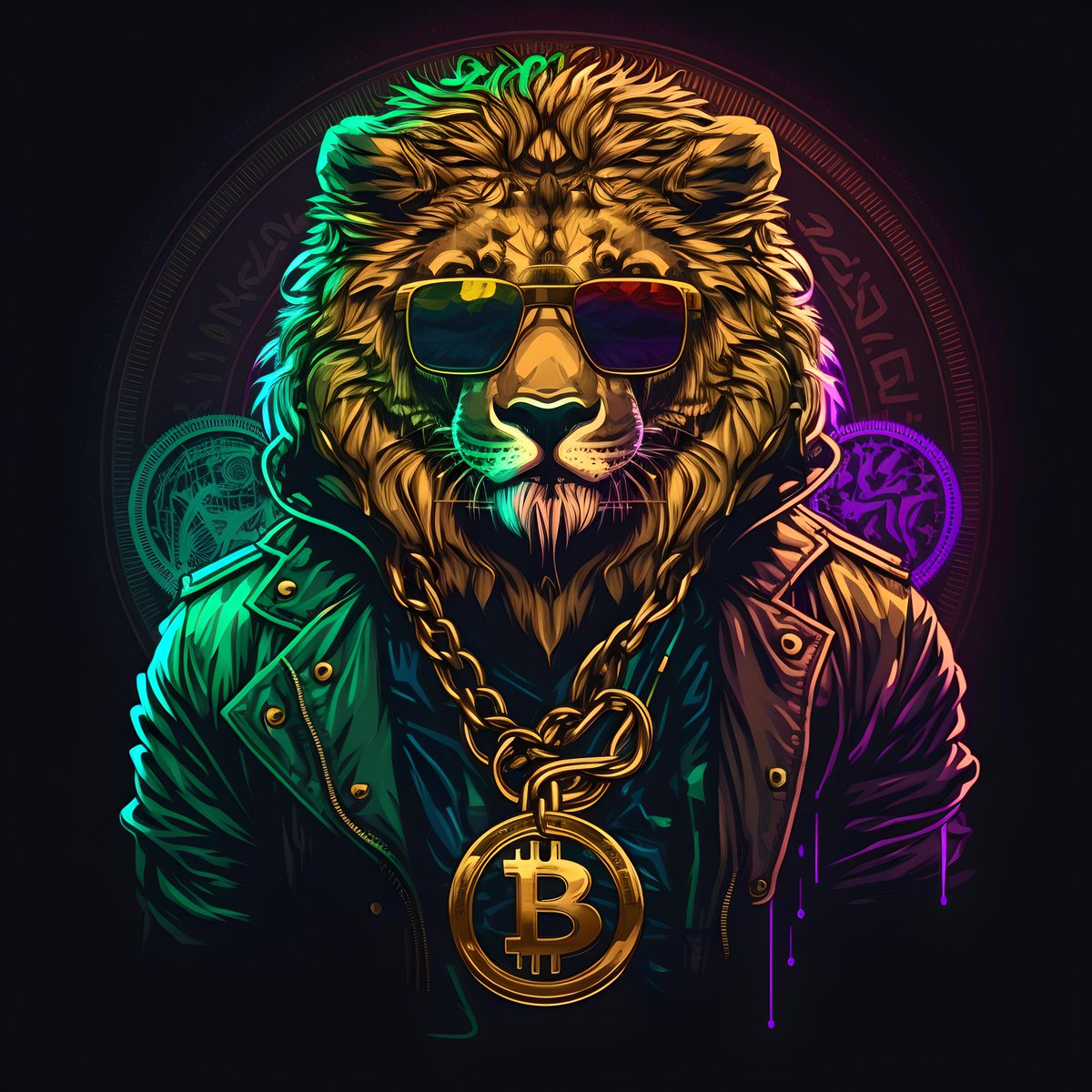 0xCouture's tweet photo. Why did the lion buy the bitcoin gold chain?

# HODL-ing it for a roar-ward 💎
# For pride of his portfolio📈
# To be the Mane attraction 😎
# To show who's king of the crypto Jungle 🦁

More right answers? Share in comments👇

#aiart #aiartwork #aiartcommunity #nftart #art #nft https://t.co/1nqUBSYIap