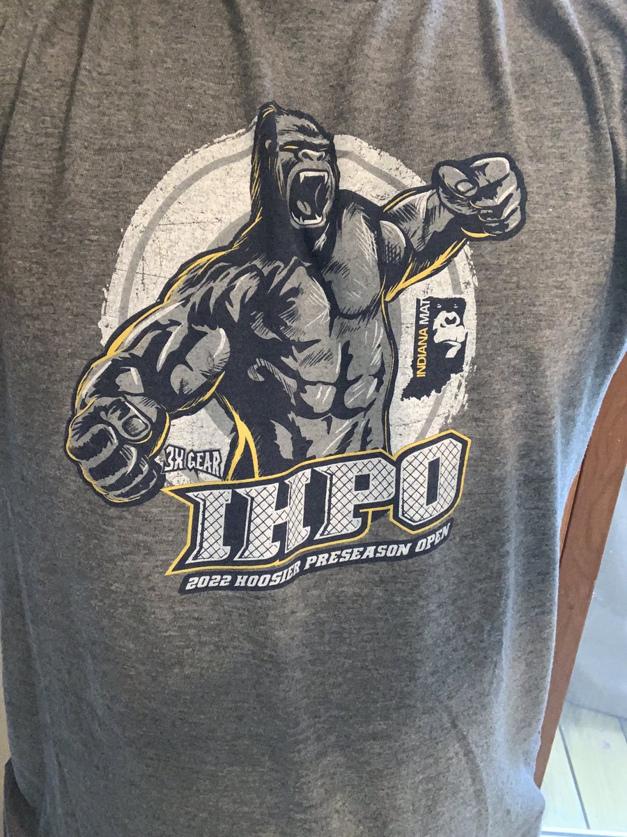 WrestleFortWay's tweet photo. #WrestlingShirtADayinMay representing the one and only IHPO today at our Chad Red Camp! @IndianaMat https://t.co/DLDklOEeWF