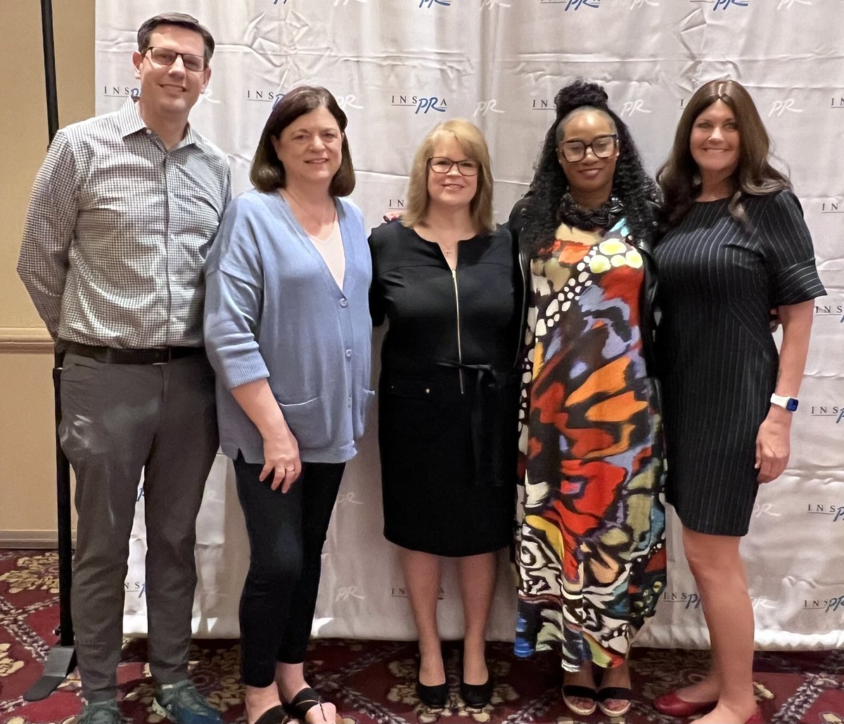 I had the privilege of joining this D128 team in celebrating Laura Rash at the <a href="/INSPRABoard/">INSPRA</a> Distinguished Service Awards! Congrats on this well-deserved honor for all that you do for VHHS students, Laura! #D128DARING