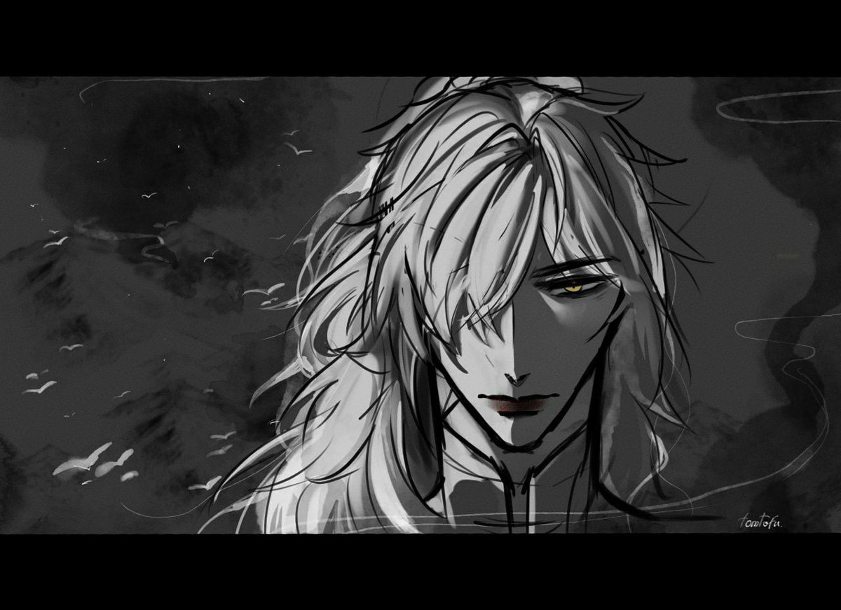 TM_TOFUu's tweet photo. Ох ёё, нужно вспомнить как рисовать #Blade #jinyan #HonkaiStarRai #honkaistarrailfanart https://t.co/NNXCpB3LWT