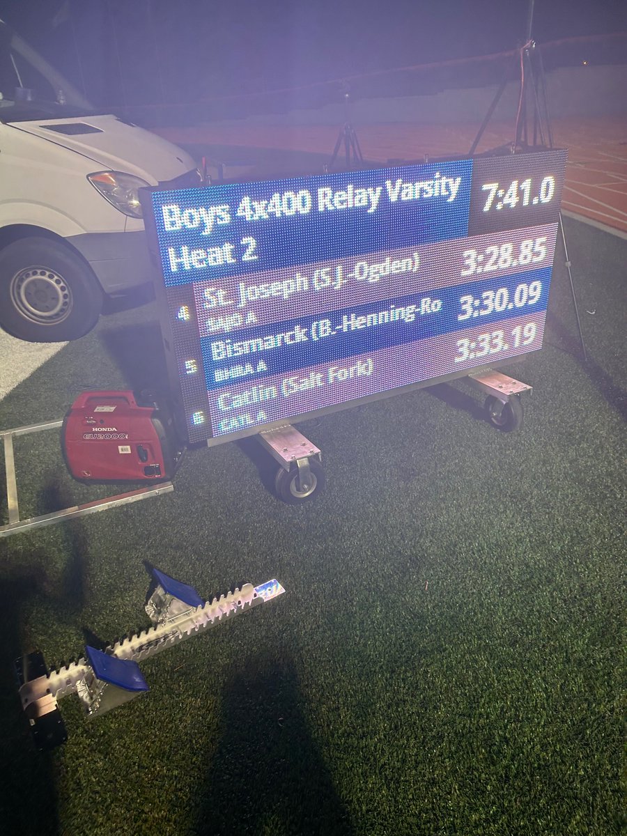 The work isn’t done yet. 2 weeks until we close the final chapter for 3 of these guys, but their names will be attached to the 4x400 with a new school record. Congrats fellas!