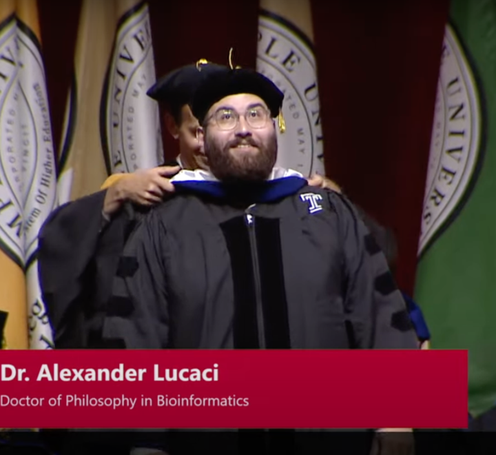 Sergei Pond (@sergeilkp) on Twitter photo Very proud of <a href="/aglucaci/">Alexander G Lucaci</a> who yesterday "officially" became the first @cst_temple Bioinformatics Program PhD graduate. When I graduated in 2003, I only had 2 papers; he has 12! He sets a high standard for others to follow and is moving on to <a href="/mason_lab/">Chris Mason</a>, where he will surely excel. Very proud of <a href="/aglucaci/">Alexander G Lucaci</a> who yesterday "officially" became the first @cst_temple Bioinformatics Program PhD graduate. When I graduated in 2003, I only had 2 papers; he has 12! He sets a high standard for others to follow and is moving on to <a href="/mason_lab/">Chris Mason</a>, where he will surely excel.