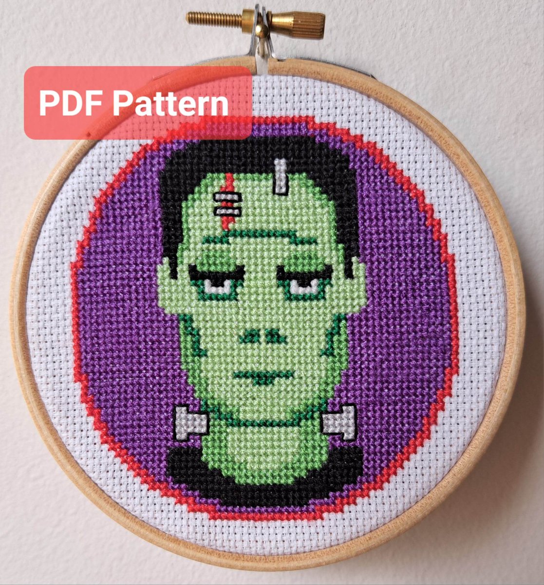 Frankensteins Monster PDF Pattern now available at our Etsy Store. 
etsy.com/uk/listing/146…
#halloween #frankensteinsmonster #horror #crossstitch #dmcthreads #embroidery