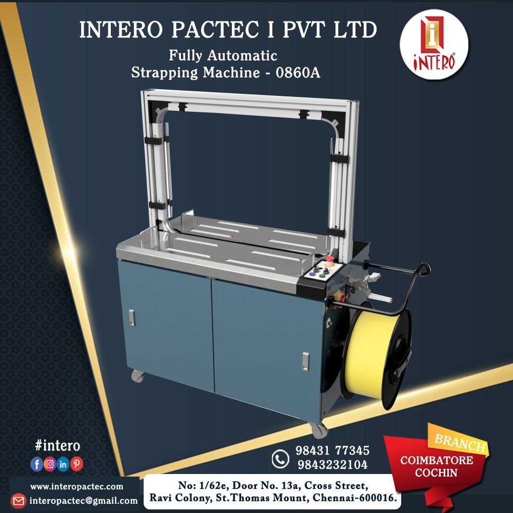Fully Automatic Strapping Machine
Automatic Strapping Machine comes  ..For more info visit...interopackingmachines.com/latest-update/…