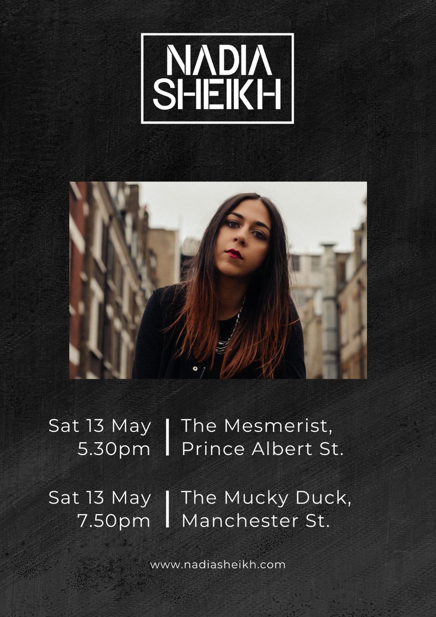 NadiaSheikh_'s tweet photo. Brighton!!! See you today! Both shows free entry โจ๐ค
#brighton #altescape #alternativeescape #livemusic #newmusic https://t.co/cESkgXAQeL
