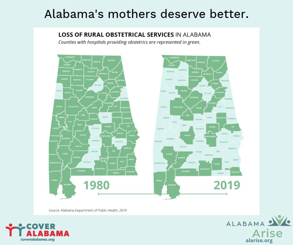 Alabama's mothers are struggling because they don't have access to health care. Read  @AlabamaArise's Medicaid Matters report to see how our state's refusal to #ExpandMedicaid impacts even people with health coverage. #MothersDay #alpolitics alarise.org/resources/medi…