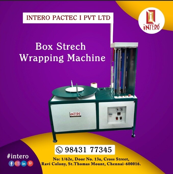 Box Stretch wrapping Machine 
Stretch Wrapping Machine could be used ..For more info visit...interopackingmachines.com/latest-update/…