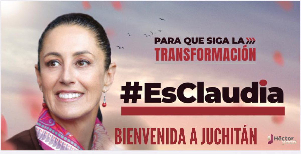 hpyodo's tweet photo. La lucha por la transformación no es reciente, no se puede negar la historia de las mujeres y hombres valientes que levantaron la voz contra los gobiernos autoritarios y represores. 
Bienvenida a Juchitán compañera @Claudiashein https://t.co/usNAxVKXHo