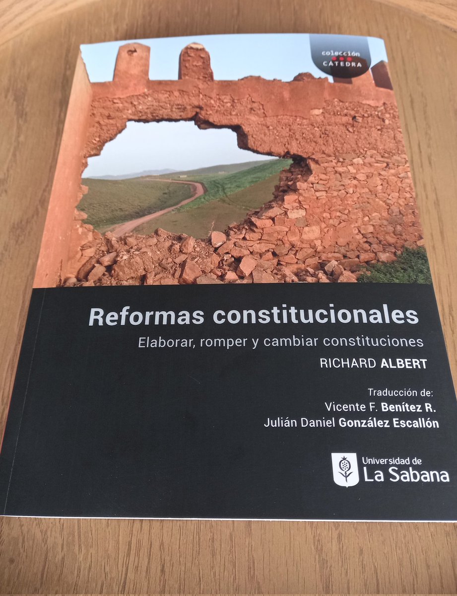 This amazing book from professor <a href="/RichardAlbert/">Richard Albert</a> is already in my hands 🤩🤩🤩 .
Since its english version (now translated by the professors Benitez and González), this book is, without a doubt, one the best written and enlightening books about the constitutional amendment.