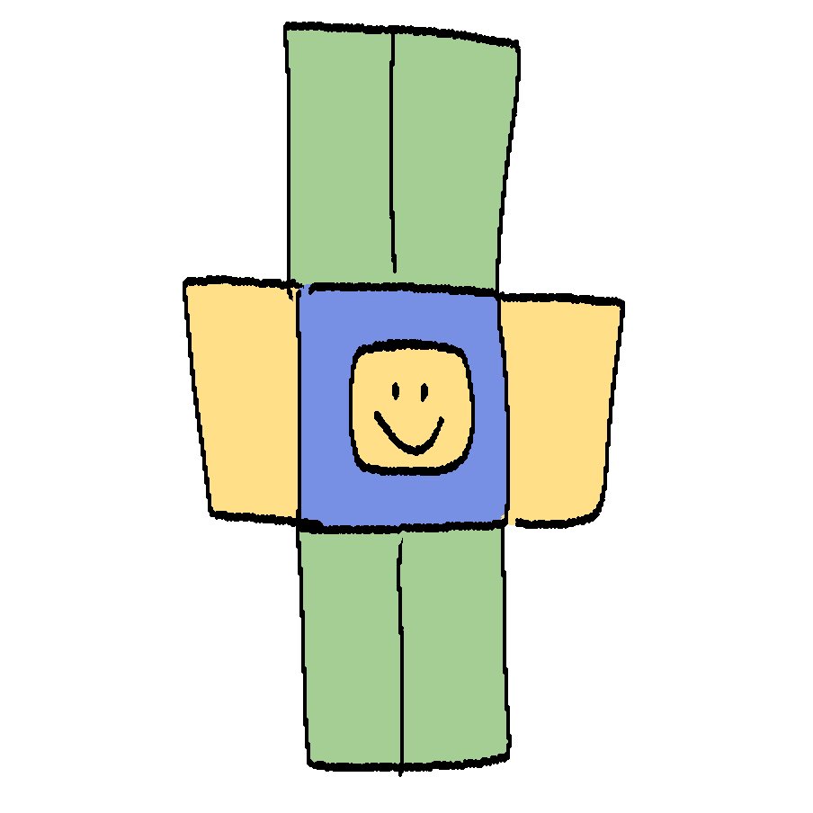 itsbeeleth's tweet photo. i just woke up a second ago and had the funniest idea for roblox ugc and im shocked that no one’s made head legs and torso heads yet https://t.co/eQKWY55SIS