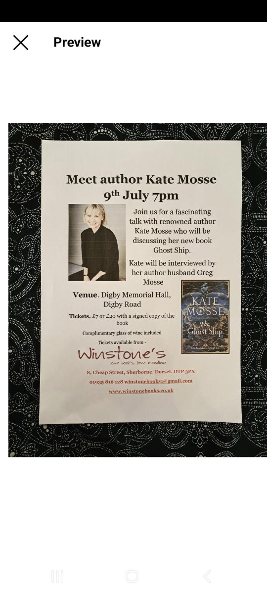Winstone Books Sherborne (@winstonebooks) on Twitter photo Kate is coming to Sherborne! Tickets from us at the shop 01935 816128 or on our website shop.winstonebooks.co.uk <a href="/katemosse/">Kate Mosse</a> <a href="/MantleBooks/">Mantle Books</a> <a href="/Sherlitfest/">Sherborne Lit Soc</a> <a href="/SherborneAbbey/">Sherborne Abbey</a> @SG_Library_ <a href="/SherborneGirls/">Sherborne Girls</a> <a href="/SherborneSchool/">Sherborne School</a> <a href="/SherborneMuseum/">Sherborne Museum</a> <a href="/DorsetLibraries/">❤ Dorset Libraries</a> <a href="/dorsetwriternet/">DorsetWritersNetwork</a> <a href="/BBCDorset/">BBC Dorset</a> Kate is coming to Sherborne! Tickets from us at the shop 01935 816128 or on our website shop.winstonebooks.co.uk <a href="/katemosse/">Kate Mosse</a> <a href="/MantleBooks/">Mantle Books</a> <a href="/Sherlitfest/">Sherborne Lit Soc</a> <a href="/SherborneAbbey/">Sherborne Abbey</a> @SG_Library_ <a href="/SherborneGirls/">Sherborne Girls</a> <a href="/SherborneSchool/">Sherborne School</a> <a href="/SherborneMuseum/">Sherborne Museum</a> <a href="/DorsetLibraries/">❤ Dorset Libraries</a> <a href="/dorsetwriternet/">DorsetWritersNetwork</a> <a href="/BBCDorset/">BBC Dorset</a>