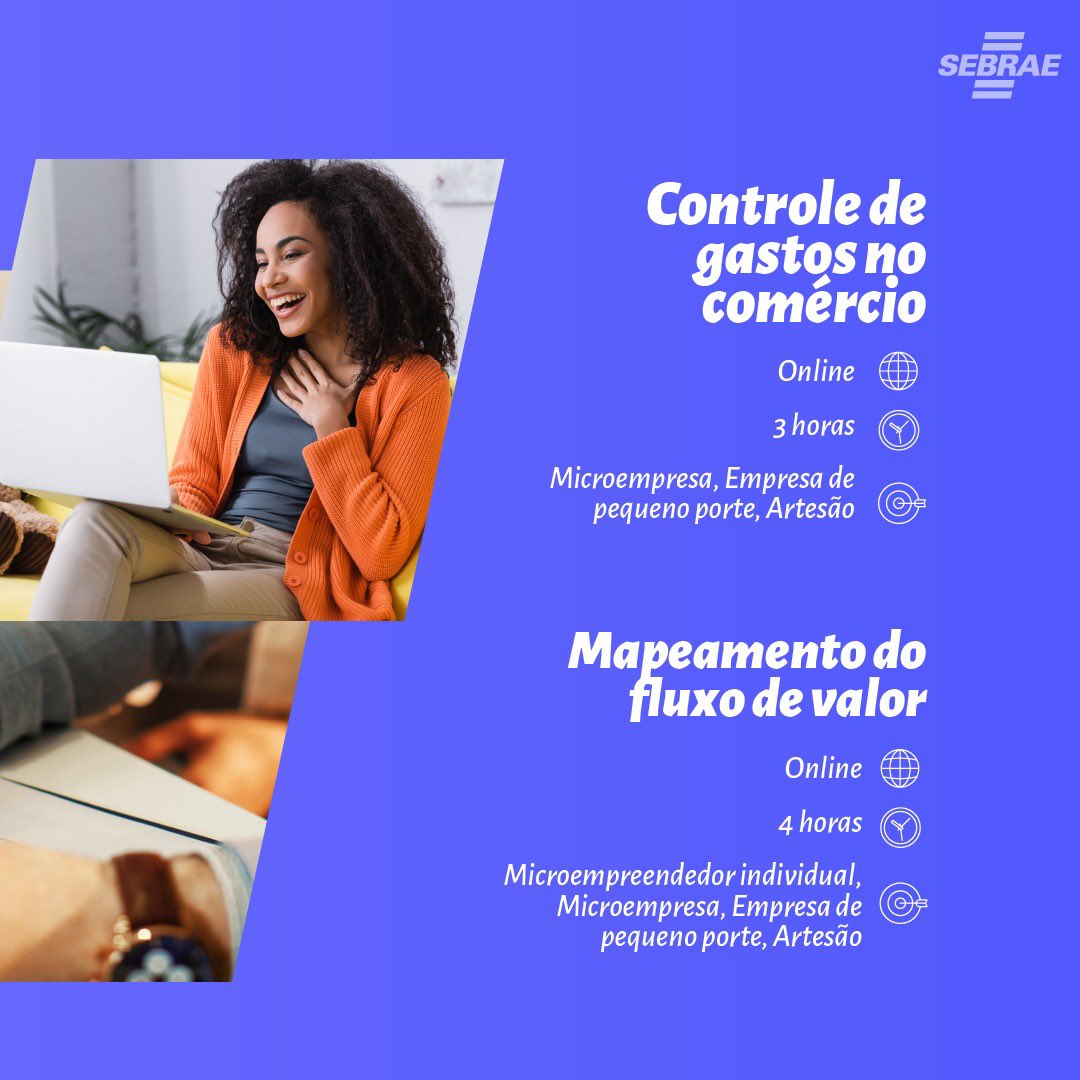 sebrae_ma's tweet image. 👩🏻‍💻💪🏻Que tal aproveitar seu sábado para ampliar os conhecimentos?

😎Vem que nosso quadro #SabadodeConhecimento tá recheado de boas dicas!

👉🏼Arrasta pro lado e confere.

#SebraeMA #SabadodeConhecimento #Cursos #online #Gratuito