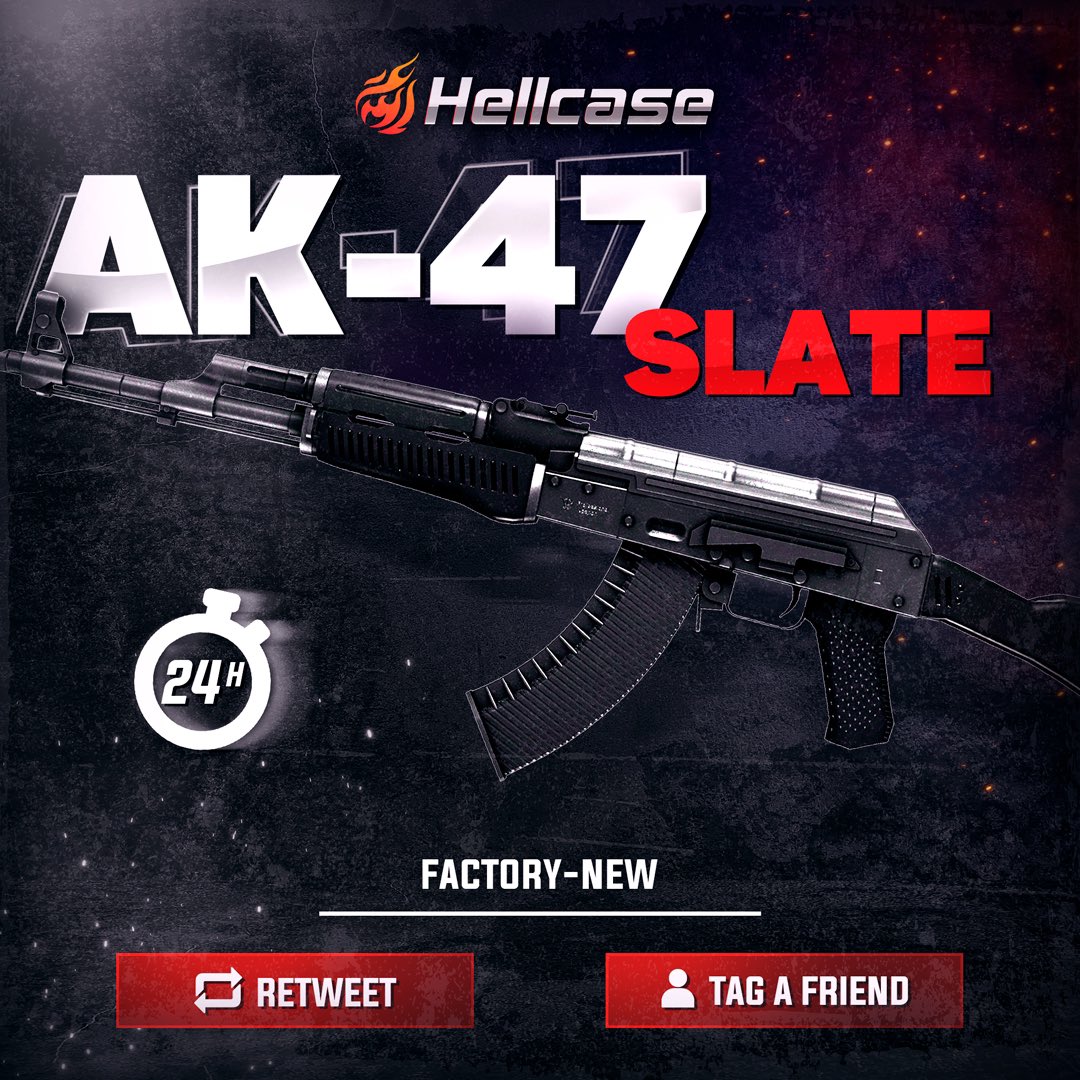 hellcase's tweet photo. 🎁 FAST GIVEAWAY 🏁

👇 Tag Your Best Friend &amp; Like
🚀 Follow us
🔥 Retweet this post
😎 The winner of the previous giveaway is @engercito 

#hellcase #csgo #cs2 #csgoskin #csgoskins #csgoskinsgiveaway #csgocases #csgocase #hellcasegiveaway #csgoskinsfree #csgoskinsgiveaway https://t.co/wr94w9IFWH