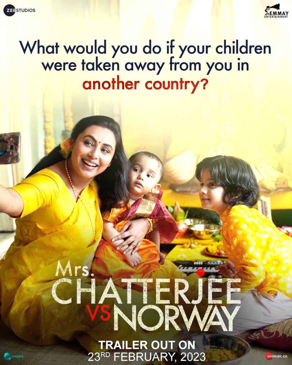 Film sur les placements abusifs. 

Une mère indienne immigrée se bat contre le système norvégien de placement en famille d'accueil et contre l'appareil judiciaire pour récupérer la garde de ses enfants.

2023 (Inde)

Mrs Chatterjee vs Norway g.co/kgs/t4qWBz