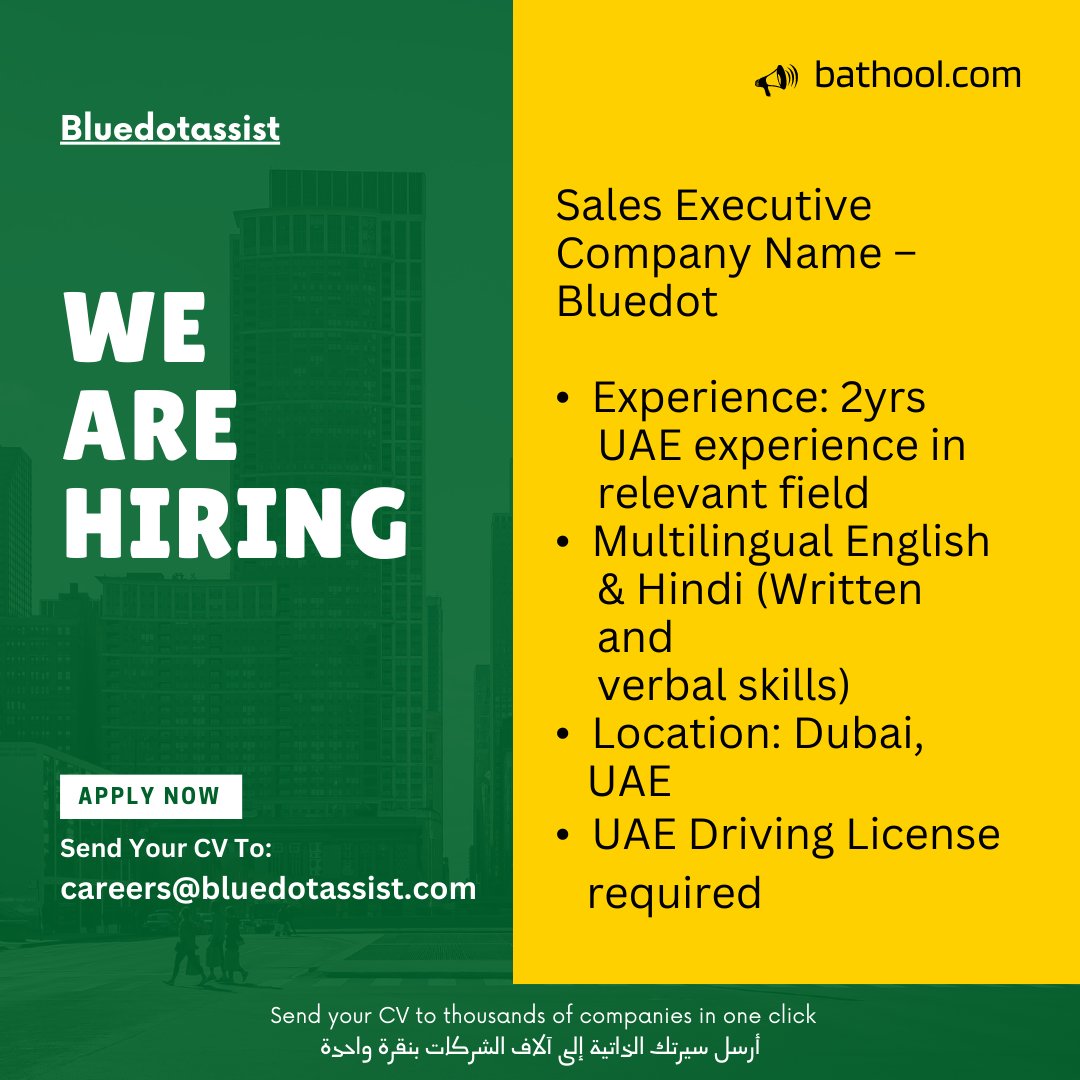 bathool.com  📢

#bathool #jobatgulf #Livegulfjobs #Liveuaejobs #Gulfjobs #Jobsinuae #jobsindubai #Vacancies #jobsinabudhabi #Careers #LinkedInjobs #Emirates