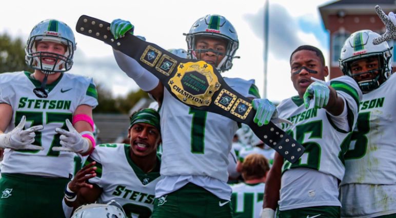 All thanks to the man above, I’m blessed to receive my first D1 offer from <a href="/StetsonFootball/">Stetson Football</a> <a href="/CoachDomoYoung/">Domo Young</a> @ClaxtonRecruits <a href="/coachtwelch1/">coachtwelch</a> <a href="/CoachTillman_/">Dakota Tillman</a> <a href="/RecruitGeorgia/">Recruit Georgia</a> <a href="/chrisogl36/">christopher Oglesby</a> <a href="/grehill10/">Coach Greg Hill</a>