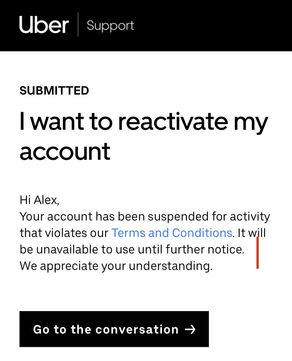 Does anybody know how to get my <a href="/Uber/">Uber</a> account back? 
#help #uberhelp #uber #accountsuspended