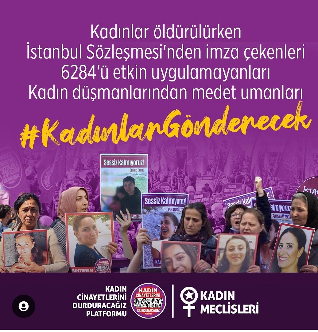 Kızım Ceyda Yüksel İçin adalet mücadelesi verdiğim zaman #istanbulsözleşmesi ni bir imza ile fes ettiniz adalet arama hakkımız elimizden aldınız 6284 ü etkin uygulamiyorsunuz  #KadinlarGönderecek