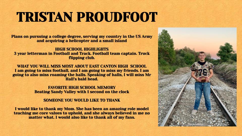 East Canton HS (@eastcantonhs) on Twitter photo East Canton High School Class of 2023!!! The graduation ceremony is Sunday, May 21st at 2pm. We will celebrate our seniors by showcasing them throughout the day this week. Please check back for more seniors!!! <a href="/ECElementary/">East Canton Elem.</a> <a href="/EastCantonMS/">East Canton MS</a> East Canton High School Class of 2023!!! The graduation ceremony is Sunday, May 21st at 2pm. We will celebrate our seniors by showcasing them throughout the day this week. Please check back for more seniors!!! <a href="/ECElementary/">East Canton Elem.</a> <a href="/EastCantonMS/">East Canton MS</a>
