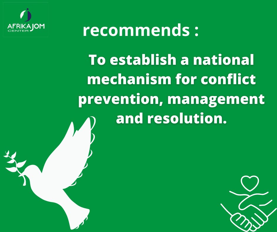 AfrikajomCenter's tweet photo. #SENEGAL
Afrikajom’s recommendations for conflict prevention in Senegal.
#Senegal #democration #droithumain #banjul2023 https://t.co/sWN0CAO7xQ