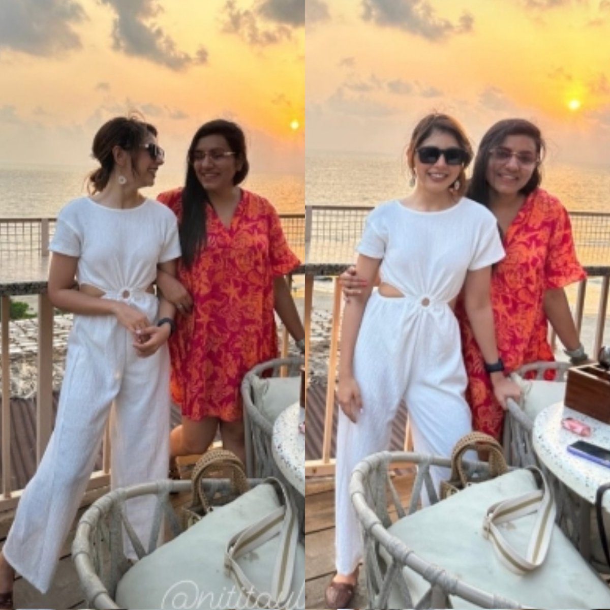 Niti with her friend🤍 #RaNi 

#NitiTaylor #Goadiaries