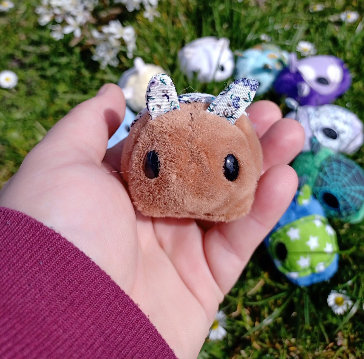 MrsBsInsects's tweet photo. .
Hello today I found this little nude butt snails 🐌🍑 Look this butt 🤗
.
#textileartist #insect #insectplush #artdoll #snail #snails #biginsect #plushartist #bigsnail #plushiart #snailplush #snailplushie #slug #slugplushie #nudesnails #bigslug https://t.co/3DcaDPiKY8
