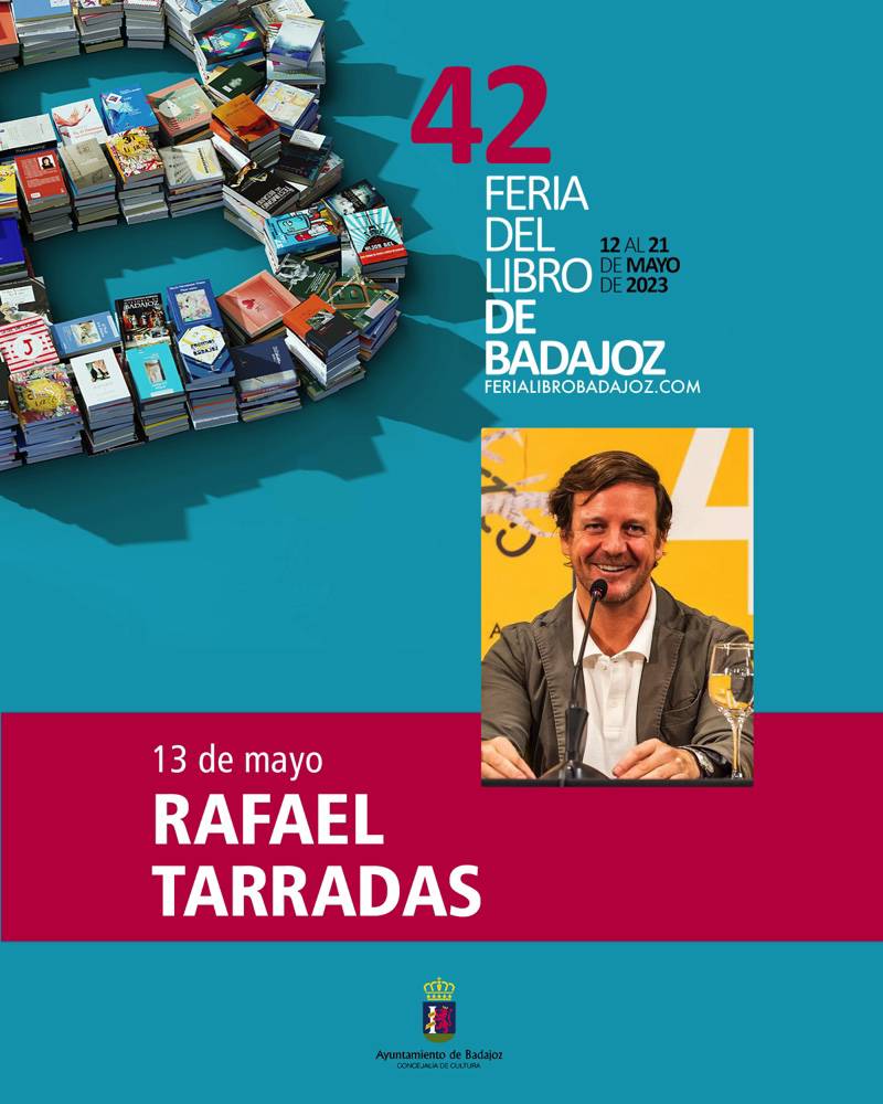 LibreriaMapa's tweet photo. Firmas y presentaciones de esta tarde en la Feria del Libro Badajoz

18:00h Firma de libros de Clodett
19:15h Presentación del libro "Plaza Alta" de Placido Ramírez
19:45h Presentación de "Un elefante bajo el parasol blanco" de Elena Álvarez
21:15h Conferencia  de Rafael Tarradas https://t.co/qBV3toqe4F